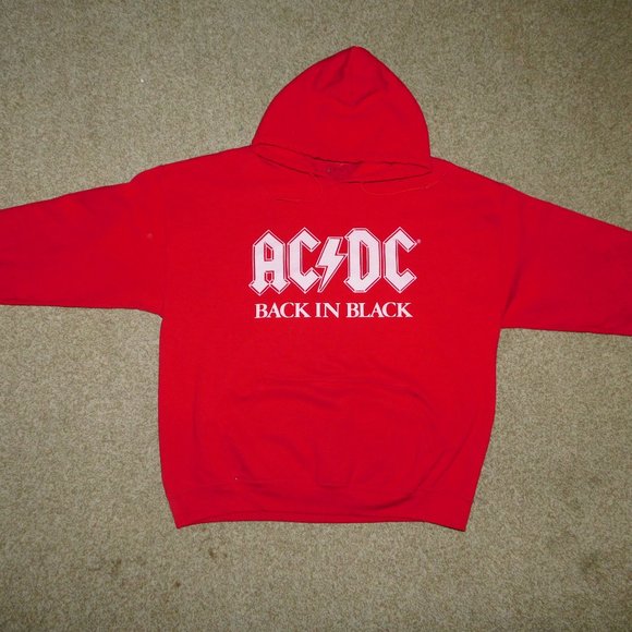AC/DC BACK IN BLACK Hoodie - Picture 2 of 4